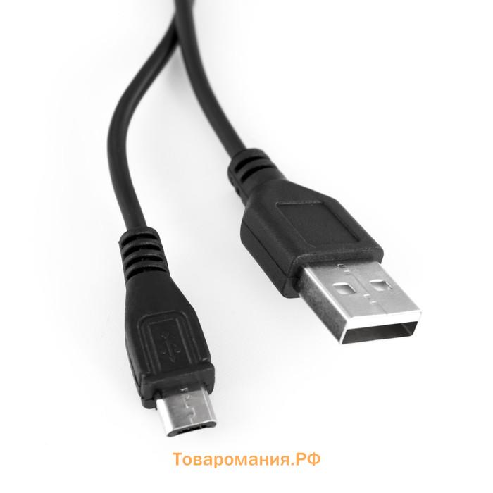 Светильник сенсорный "Единорожек" LED USB (90см) от батареек 3xАА черный 14х5,5х18,5 см RISALUX  765