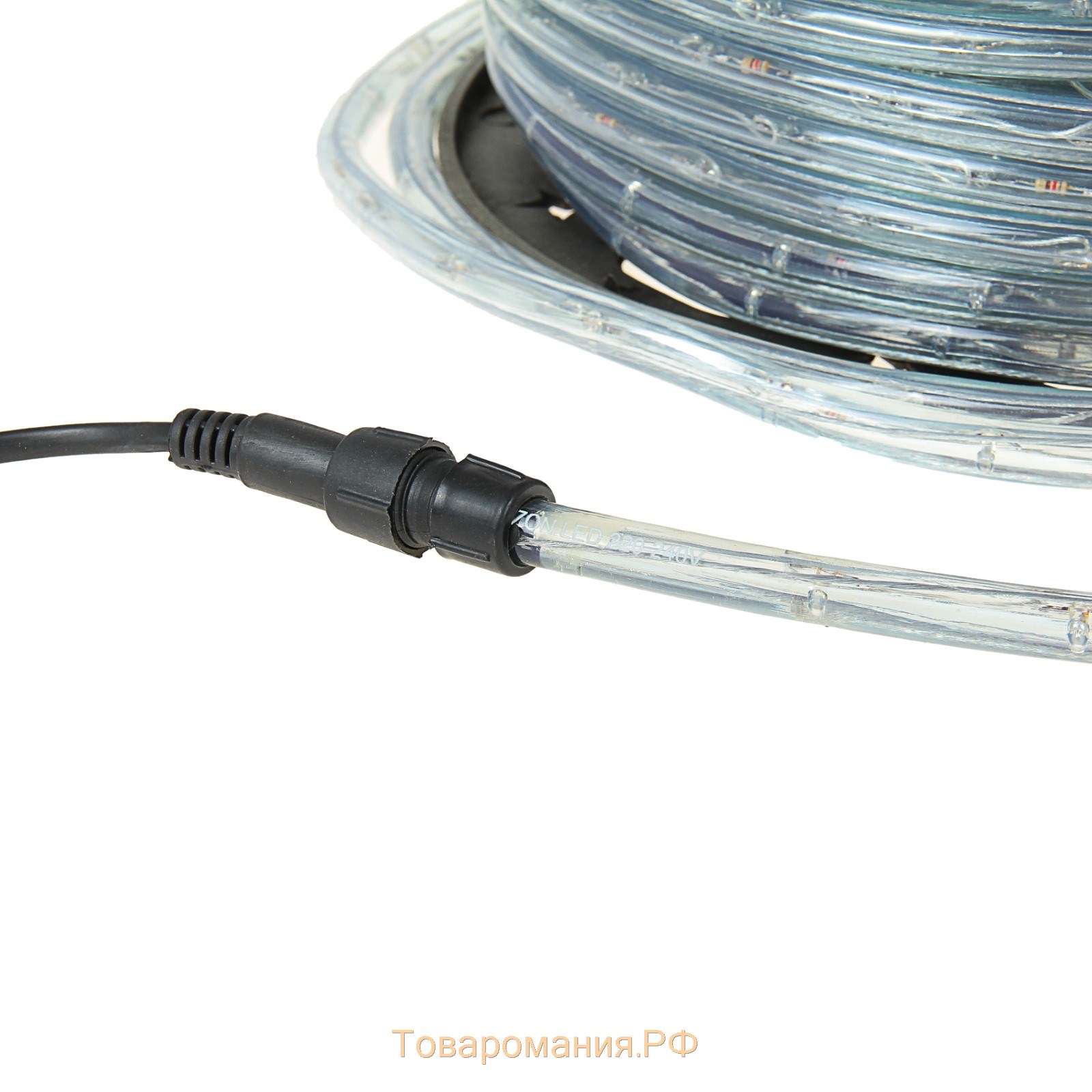 Световой шнур Lighting 11 мм, IP65, 100 м, 24 LED/м, 220 В, 2W, постоянное свечение, свечение мульти