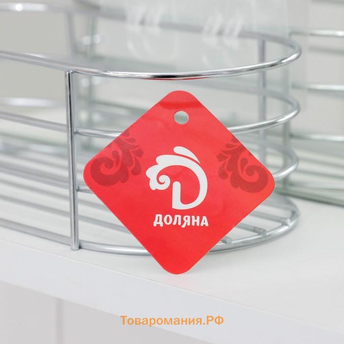 Полка на липучках , 20×10×6.5 см