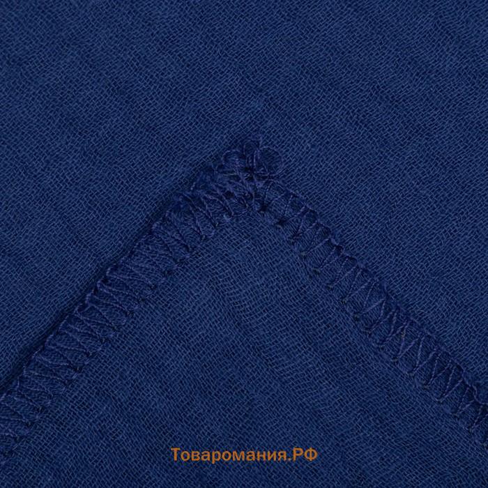 Пелёнка муслиновая Крошка Я "Blue", 130х100см, 100% хлопок