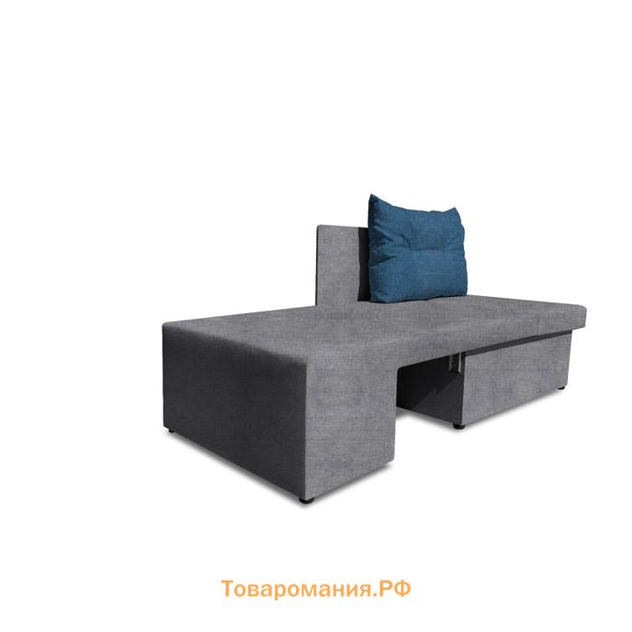 Детский диван «Лежебока», еврокнижка, рогожка savana plus, цвет ash/denim