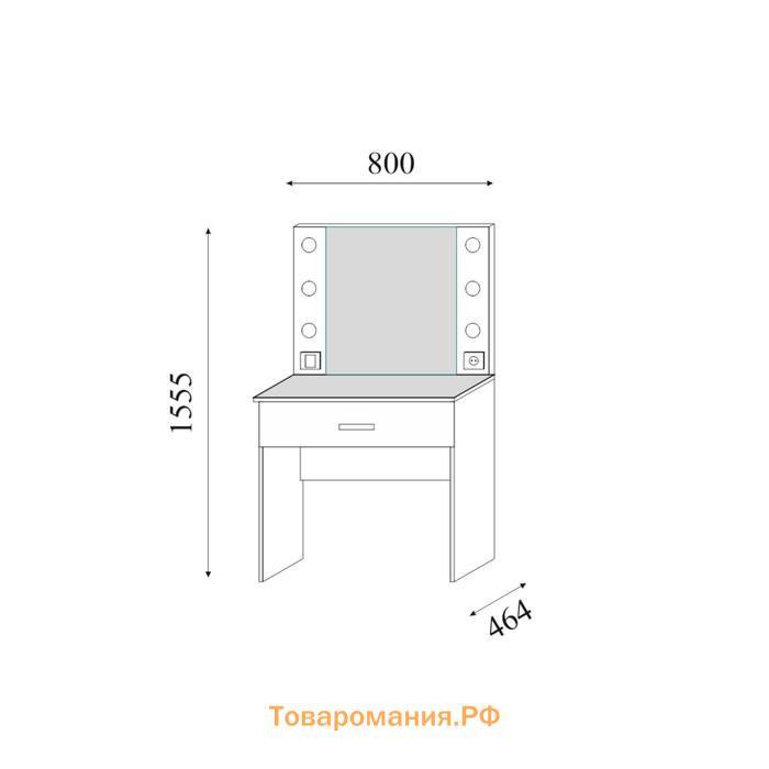 Спальный гарнитур Вега, Шкаф 4 ств, кровать 160х200, стол косметический, тумба прикроватная