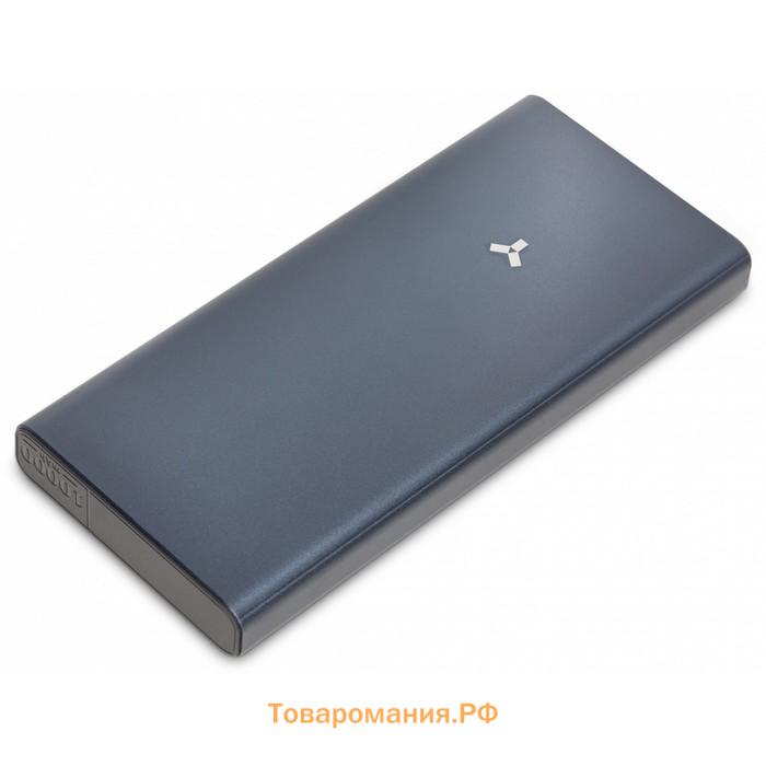 Внешний аккумулятор Accesstyle Lava 10D, 10000 мАч, 2 USB, 2 А, синий