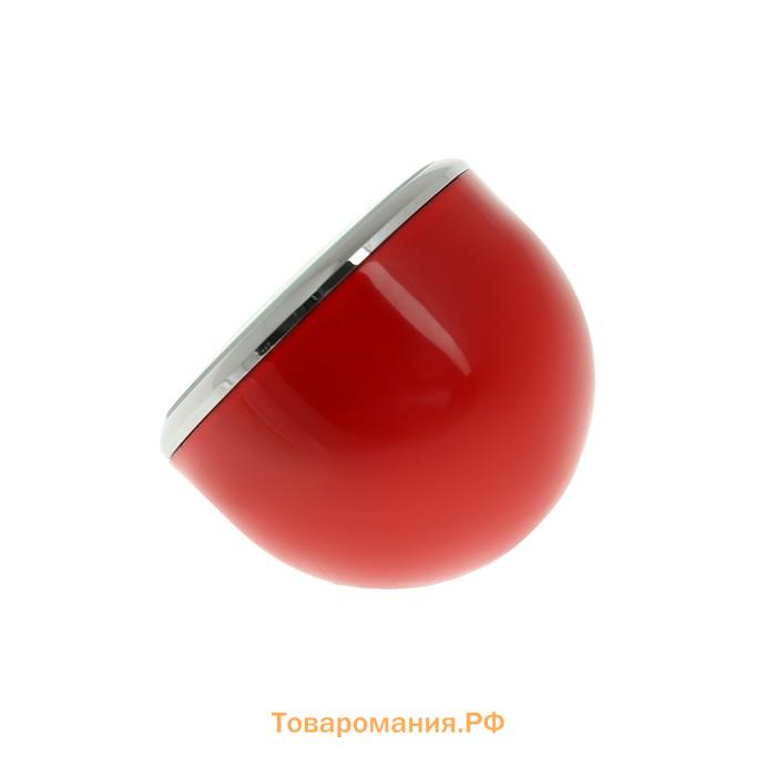 Часы автомобильные, внутрисалонные, d=4.5 см, красные