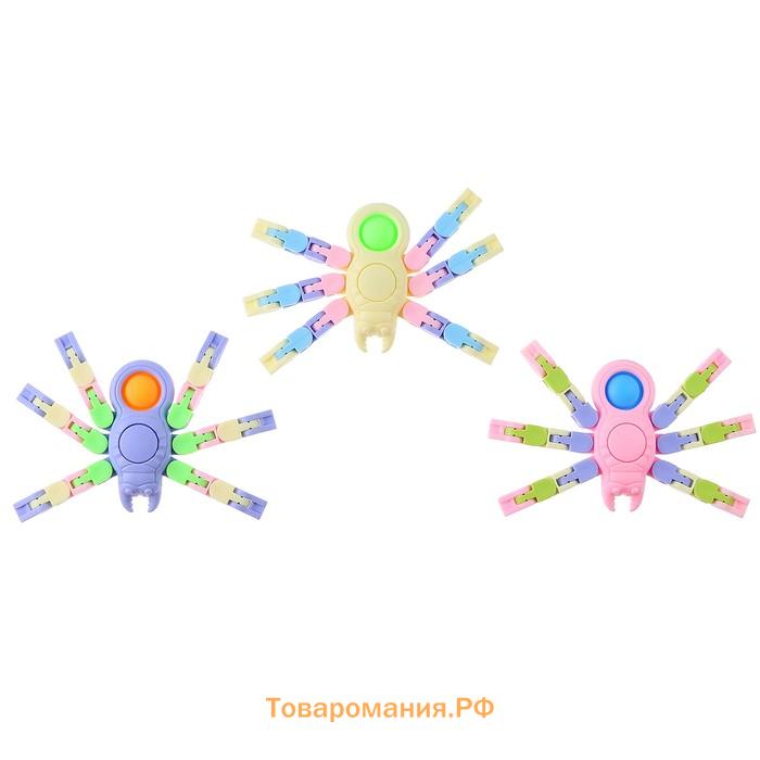 Развивающая игрушка «Паук», цвета МИКС