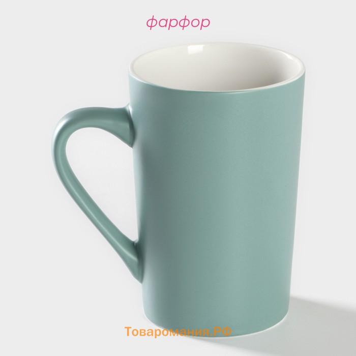Кружка  Good morning. Home, 385 мл, фарфор, голубая