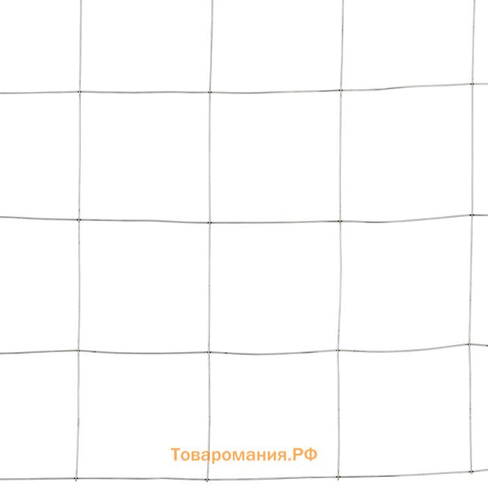 Сетка оцинкованная, сварная, 5×0.5 м, ячейка 25×25 мм, d=0.7 мм, Greengo