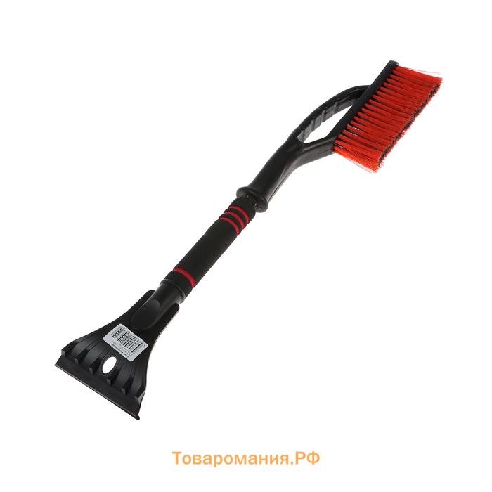 Щетка сметка, со скребком, Torso MG-008, мягкая ручка, 61 см