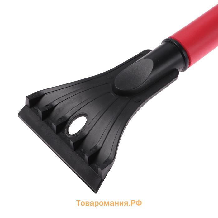 Щетка сметка, со скребком, Torso MG-008, мягкая ручка, 61 см