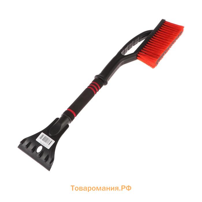 Щетка сметка, со скребком, Torso MG-008, мягкая ручка, 61 см