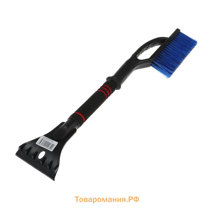 Щетка сметка, со скребком, Torso MG-008, мягкая ручка, 61 см