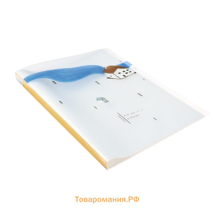 Папка формат А4, с 60 прозрачными файлами, Река МИКС Река