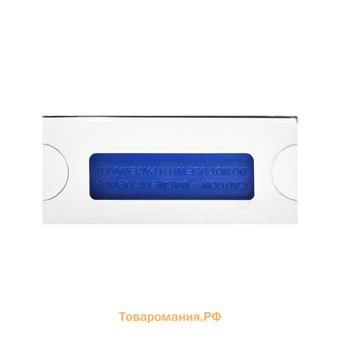 Бейдж горизонтальный, внешний 77 х 34 мм, внутренний 75 х 32 мм, на магните