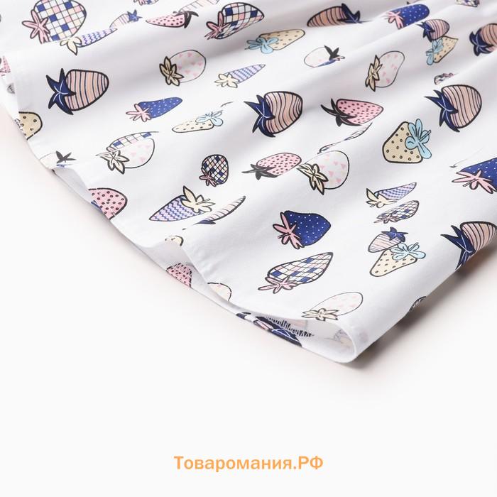 Платье детское с воротником KAFTAN «Ягоды», размер 28 (86-92 см)