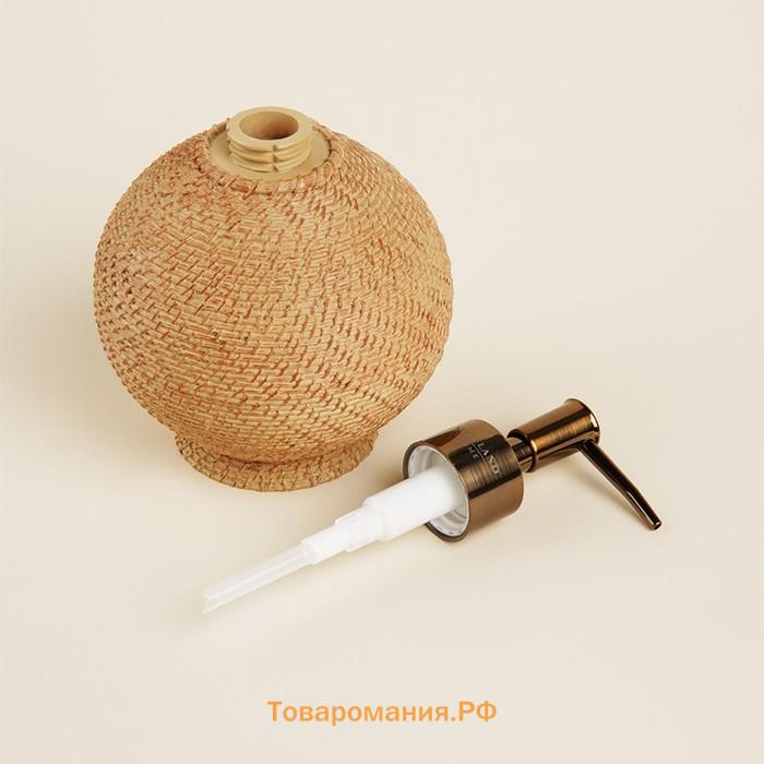 Аксессуары для ванной SL Home, 3 предмета, дозатор, мыльница, стакан