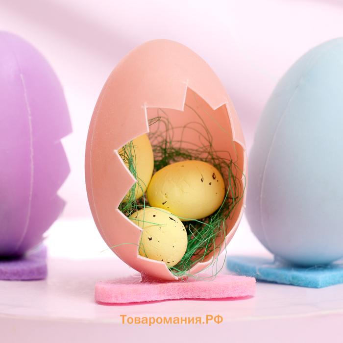 Набор для декора на пасху «Яйца цветные» 4×11.5×6.5 см