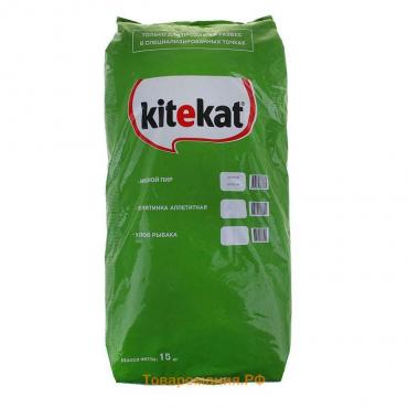 Сухой корм KiteKat "Мясной пир" для кошек, 15 кг