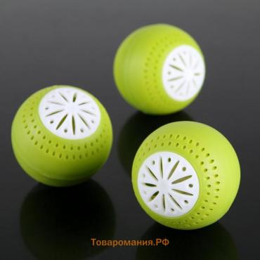 Поглотитель запаха для холодильника , 3 шт., d=5 см