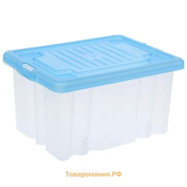 Ящик для хранения Darel-box, 18 л, 40×30×21 см, с крышкой, МИКС