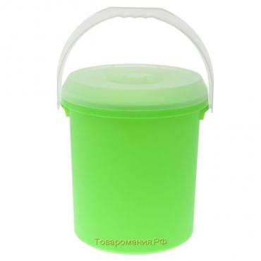 Ведро с крышкой Darel plastic, 20 л, цвет МИКС