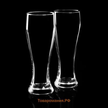Стаканы для пива Paşabahçe Pub, 415 мл, стекло, прозрачные, набор 2 шт