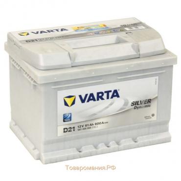 Аккумуляторная батарея Varta 61 Ач, обратная полярность Silver Dynamic 561 400 060