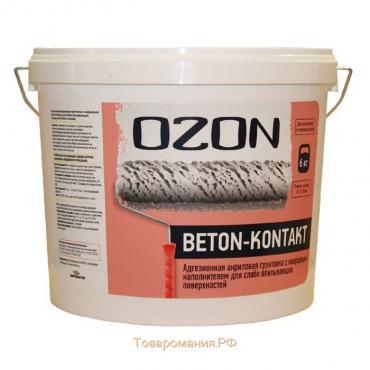 Грунтовка Бетон-контакт OZON Beton-kontakt ВД-АК 040М акриловая 13 кг