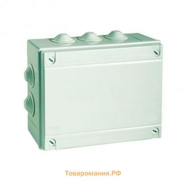 Коробка распределительная DKC 53800, 100х100х50, 6 выводов, d=25мм, IP55