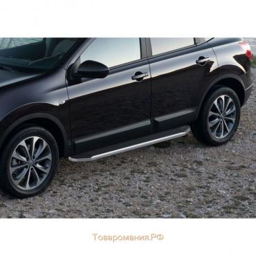 Порог-площадка "Premium" RIVAL, Nissan X-Trail 2007-2015, с крепежом, A173ALP.4104.5