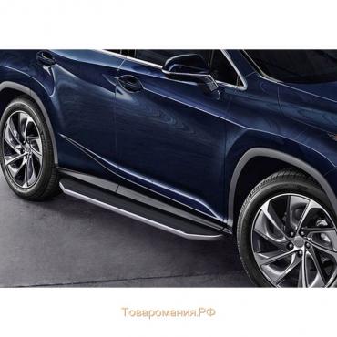 Порог-площадка "Premium" RIVAL, Lexus RX 2015-н.в., с крепежом, A180ALP.3203.1