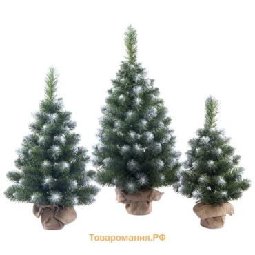 Искусственная ёлка настольная Max Christmas «Канадская», 50 см, d нижнего яруса 38 см, ветки ПВХ отгибаются