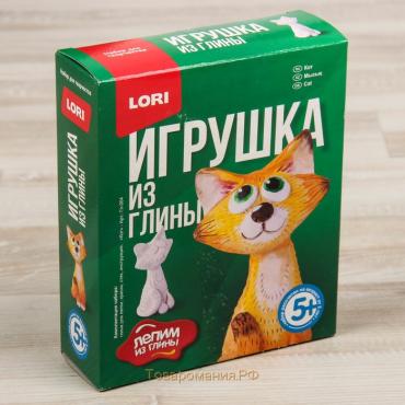 Игрушка из глины «Кот»