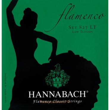 Струны для классической гитары Hannabach 827LT Green FLAMENCO желтый нейлон/посеребренные