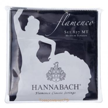 Струны для классической гитары Hannabach 827MT Black FLAMENCO желтый нейлон/посеребренные