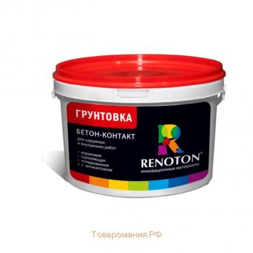 Грунтовка Бетон контакт «RENOTON» сцепляющая, цвет  розовый 25кг