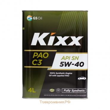 Масло моторное  Kixx PAO C3 5W-40, 4 л