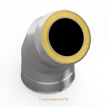 Сэндвич-отвод 135°, d 150 × 210 мм, нерж/нерж, 1.0 мм/0.5 мм