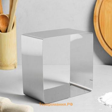 Форма для выпечки и выкладки «Квадрат», h=8.5 см, 14×14 см