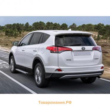 Порог-площадка "Bmw-Style" RIVAL, Toyota Rav 4 2013-н.в., с крепежом, D173AL.5705.1