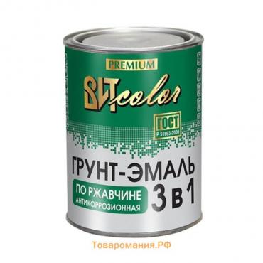 Грунт-эмаль ВИТcolor 3 в 1 по ржавчине красная 0,8кг