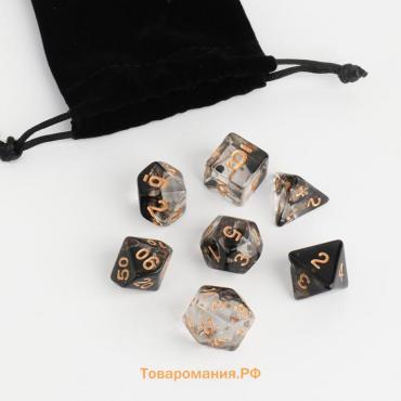 Набор кубиков для D&D (Dungeons and Dragons, ДнД), серия: D&D, "Время игры. Туман", 7 шт