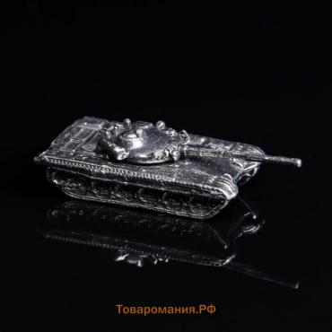 Оловянная фигурка "Коллекция Танки. Танк Т-62", латунь