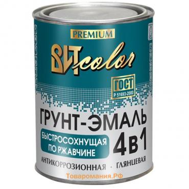 Грунт-эмаль по ржавчине 4 в 1 красная ВИТcolor 0,8кг