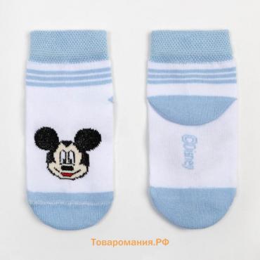 Носки "Mickey Mouse", Микки Маус, белый, 6-8 см