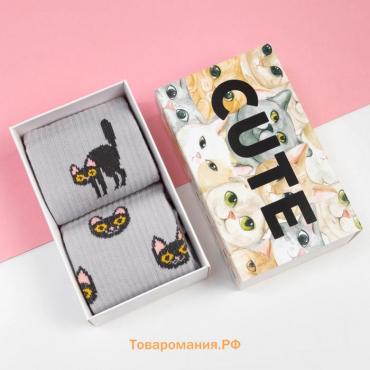 Набор женских носков KAFTAN Cute 2 пары, размер 36-39