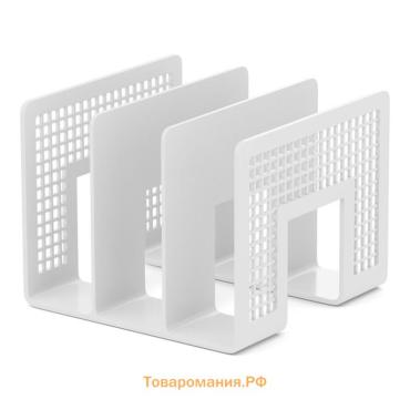 Лоток-сортер для бумаг вертикальный, 3 отделения, ErichKrause Classic, белый