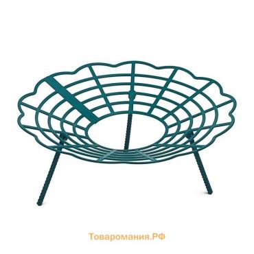 Кустодержатель для клубники, d=30.5 см, пластик, зелёный
