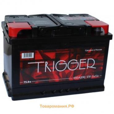 Аккумуляторная батарея Trigger 75 Ач 6СТ-75.0 VL, обратная полярность