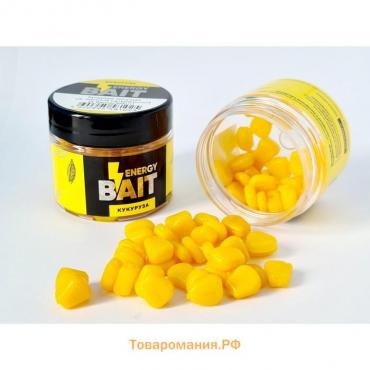 Искусственная насадка ENERGY BAIT «Кукуруза», плавающая, ароматизированная, натуральный, 60 шт, цвет