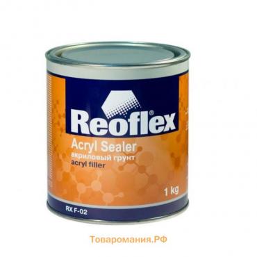 Грунт Reoflex акриловый, 1К, серый, 1 кг